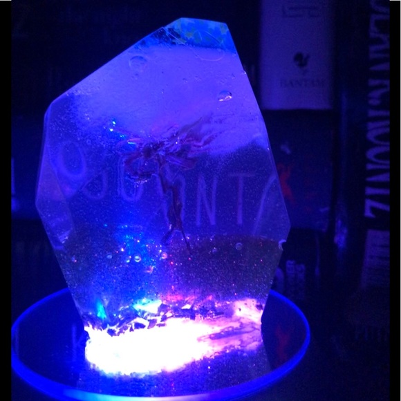 Gorgeous handmade Rock Shape w a real flower - Picture 14 of 16